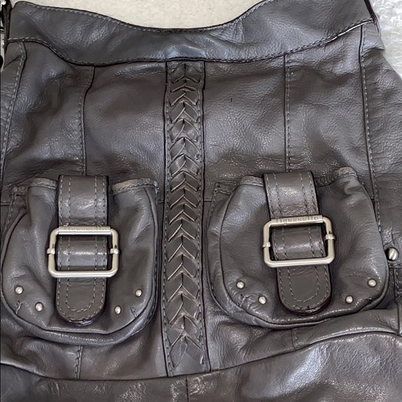 Gray leather Tiganello Purse - Picture 3 of 11